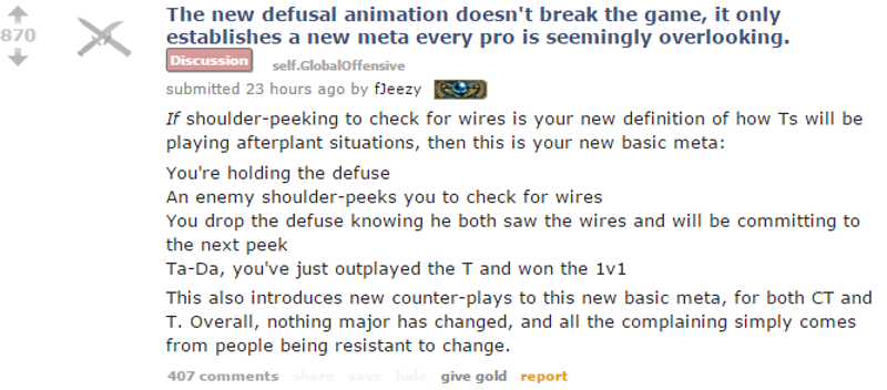 Illustration for article titled The Backlash Against Counter-Strike's New Bomb Defusal